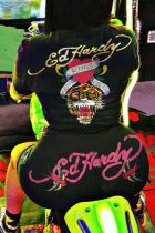 Printed short sleeved two-piece set Printed short sleeved two-piece set