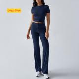Round neck casual suit