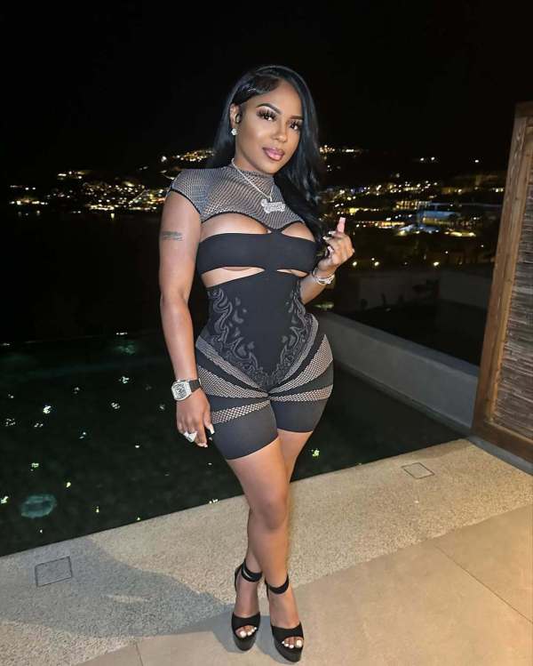 Hollow mesh lace dress