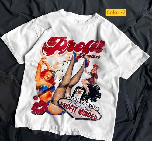 Loose printed T-shirt