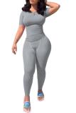 Short sleeved tight pants set H775457824852