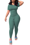 Short sleeved tight pants set H775457824852