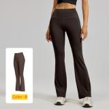 High waisted hip lifting flared pants for sports and fitness JYMK025