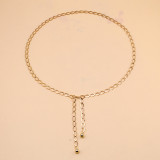 Metal waist chain, thin waist belt, waist rope, waist chain