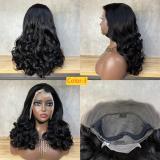 Front lace real long curly hairpiece