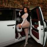 Perspective tight fitting seamless and fun jumpsuit