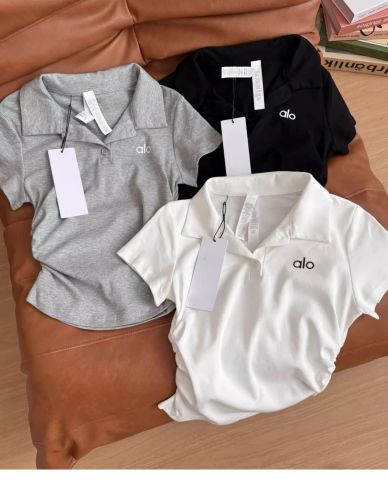 Minimally designed polo shirt anti glare short skirt two-piece set