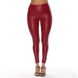 Sexy Women PU Leather Leggings Pencil Pants PK01