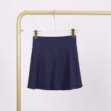LU848454740523 Ladies' anti glare fitness sports tennis skirt, quick drying pleated skirt, yoga shorts LU