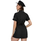 Role playing police uniform