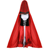 Thickened Halloween cloak, Little Red Riding Hood costume, character uniform