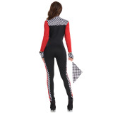 Cheerleader costume COS suit jumpsuit racing suit