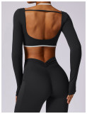 Yoga suit, tight fitting sportswear for women TZ8605