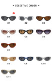 Cartoon color blocking glasses party hip-hop sunglasses