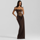 Strap lace dress