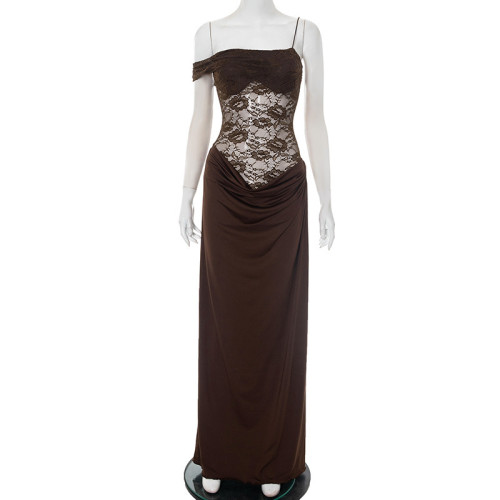 Strap lace dress