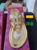 Flat bottomed sandals with anti slip angle and toe clamped flip flops