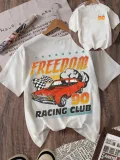 FFJ2025  Women printing Tshirt