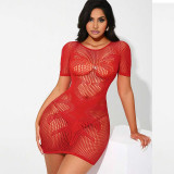 Sexy lingerie lace hollow out uniform