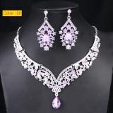 Crystal necklace set