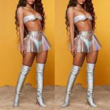 Perspective Half length Skirt Mini Ball Transparent Mini Skirt
