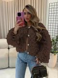 Knitted Tassel Buttoned Wool Blazer