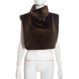 Fury shoulder warm sleeveless top