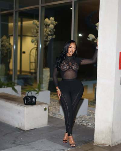 Sexy Lace-up Underwear High-elastic Mesh Set