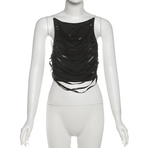 Backless sleeveless versatile camisole top