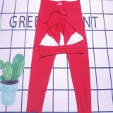 Strap vest pants sports suit