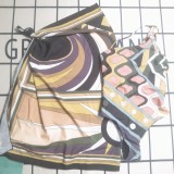 Square scarf+one-piece swimsuit