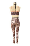 Printed camisole vest and pants cover