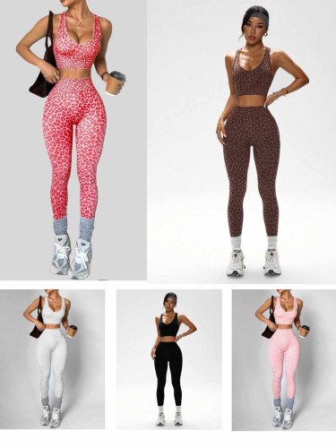 Tight pants women's vest two-piece set