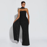Skincare flash bag hip slit dress