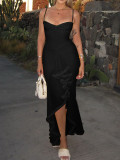 Strap top sleeveless dress