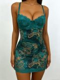 Silk camisole skirt