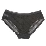 Ice silk striped lace underwear