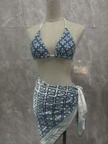 One-piece split bikini