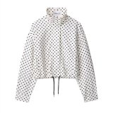 Polka dot jacket+polka dot shorts set S1000823079163