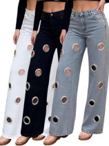 Straight leg big corns personalized jeans