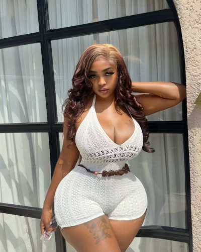 Knitted elastic hollow jumpsuit