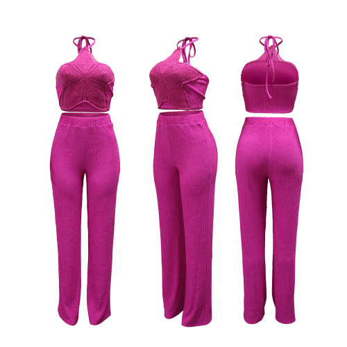 Strap pants set