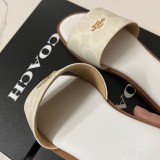 Round headed flat bottomed sandals and slippers