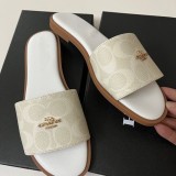 Round headed flat bottomed sandals and slippers