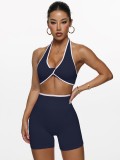 Bra yoga shorts two-piece set S946297845251-2