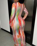 long-sleeved dress