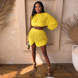 Tassel patchwork short skirt see through dress