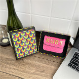 Letter shoulder small square bag mini crossbody chain mouth red envelope