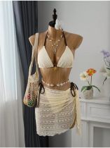 Split swimsuit bikini