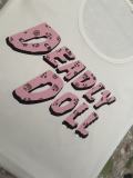 Sexy Letter Print U-Neck Tank Top HMY787305640857